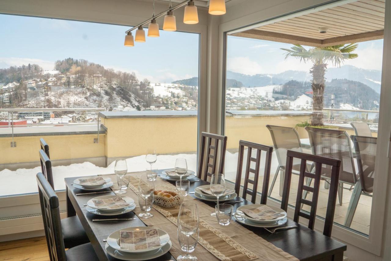 لوسرن Local-Apartments Pilatus Penthouse المظهر الخارجي الصورة